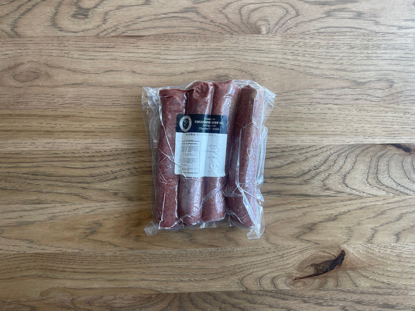 Beef Brat Chili & Cheese - PKG of 4