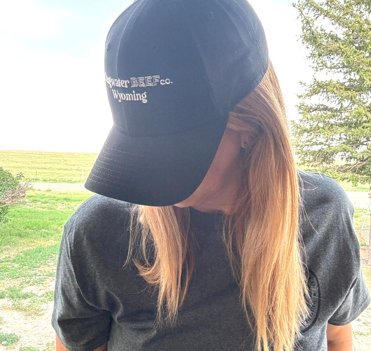 Chugwater Beef Co. Black Baseball Cap