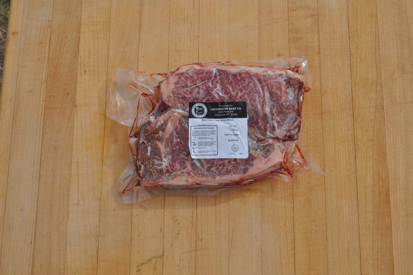 New York Strip Steak - PKG of 2